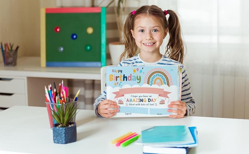 Lesnala 50 PCS Boho Birthday Printable Certificates for Kids Classroom Present for Children Teachers Students Parents for End of Semester Back to School Home Study Award Supplies Rainbow