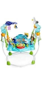 Baby Einstein Neighborhood Symphony Activity Baby Jumper Activity Center, Infant Entertainer with Lights and Melodies, Age 6 Months +, Max Weight 25 lbs., Unisex