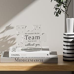 Employee Appreciation Gifts, Boss Day Farewell Retirement Appreciation Gifts for Boss Lady Staff Leader Manager Office Decor Funnli Bosses Day Gifts for Women, Boss Gifts for Women Men Acrylic Plaque B0CYZXF2FN
