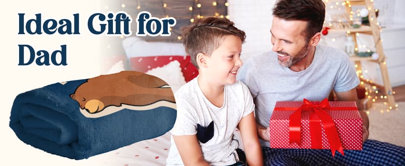 Birthday Gifts for Dad, Funny Dad Gifts from Daughter Son, Gift for Dads Birthday, Dads Gift for Birthdays Christmas Fathers Day Ideas, Father Birthdays Present Fleece Blanket 60"×50"