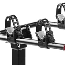 Retrospec Lenox 2-5 - Bike Hitch Rack for Cars, Trucks, SUVs with 2” Hitch | Foldable Steel Frame with Anti-Rattle Adapter, Tie Down Cradles and Straps - Fits Most Frames