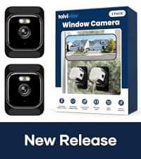 WiFi Door Alarm System, Wireless DIY Smart Home Security System, with Phone APP Alert, 8 Pieces-Kit (Alarm Siren, Door Window Sensor, Remote), Work with Alexa, for House, Apartment, by tolviviov