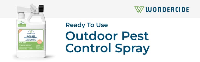 Wondercide - Outdoor Pest Control Spray with Natural Essential Oils - Mosquito, Ant, Flea, Tick, Insect Repellent, Treatment, Killer - Safe Around Pets Kids 32 oz