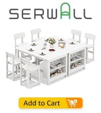 SERWALL Adirondack Chair with Cup Holders - Composite Adirondack Chairs Set of 2 HDPE Outdoor Chairs All Weather Use- White