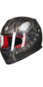 ILM Motorcycle Full Face Modular ATV Helmet Three in One Snowmobile Casco with Pinlock Anti Fog Visor for Men Women DOT Model 909F