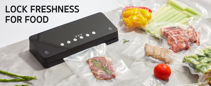 Syntus Vacuum Sealer Bags, 150 Gallon 11" x 16" and Quart 8" x 12" and Pint 6" x 10" Commercial Grade PreCut Bag, BPA Free Food Vac Bags for Storage, Meal Prep or Sous Vide