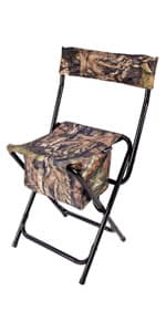Ameristep Portable Folding Design Hunting Lightweight Heavy-Duty Tripod Stool, Mossy Oak Break-Up Country
