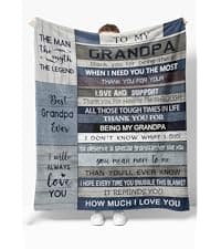 Yamco Dad Birthday Gifts Blanket - Dad Gifts from Daughter Christmas 60"x50" Blankets - Father Birthday Gifts for Dads Who Wants Nothing - Fathers Day Presents from Son - Best Daddy Ever Gift Ideas