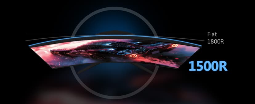Z-Edge 32 inch Curved PC Gaming Monitor, FHD 1080P 240Hz Curved Monitor,1500R Computer Monitor, MPRT 1ms Monitor, FreeSync, Low Blue Light, UG32P 1X DP and 2X HDMI