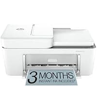 HP DeskJet 2855e Wireless All-in-One Color Inkjet Printer, Scanner, Copier, Best-for-home, 3 months of Instant Ink included, Single-band Wi-Fi connectivity (588S5A)