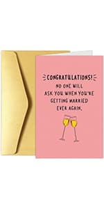 Chenive Naughty Wedding Day Card to Your Bride or Groom, Cheeky Wedding Gift for Partner, I Cannot Wait To Have Sex With You Marry You Today