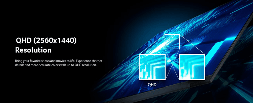 acer Nitro 27 Inch QHD 2560 x 1440 IPS Gaming Monitor | AMD FreeSync | Up to 180Hz Refresh | Up to 0.5ms | DCI-P3 95% | HDR 10 Support | One Display Port 1.2 & Two HDMI 2.0 | KG271U N3bmiipx