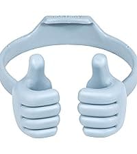 Honsky Cell Phone Stand Holder, Thumbs Up Lazy Phone Stand, Universal Adjustable Flexible, Cute Perfect Stocking Stuffers Gifts for Teen Girls, Compatible with Cell Phones & Tablets,Green