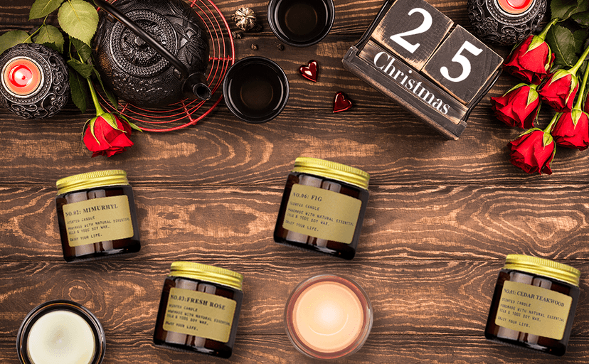 8 Pack Candles for Home Scented,Aromatherapy Jar Candle Gifts for Women, Natural Soy Wax Amber Candle Set, Scented Candles Set for Birthday Valentine Mother's Christmas Day Present