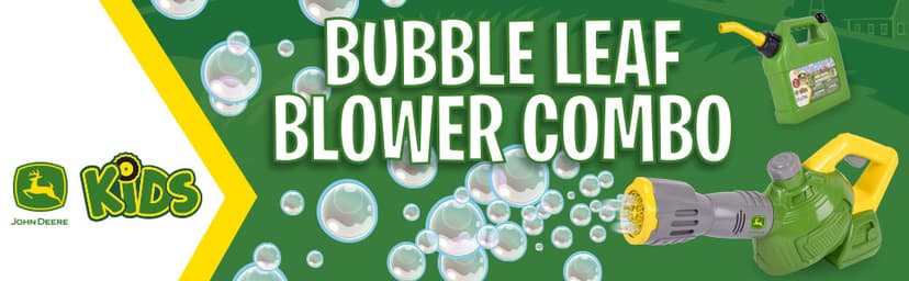 John Deere Bubble Leaf Blower - 24 oz Refill, Bubble Machine - Ages 3+ B0CQTNXSWZ
