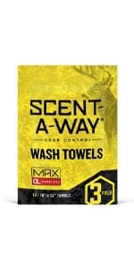 Hunters Specialties Scent-A-Way MAX Liquid Body Soap & Shampoo - Odorless Green Soap Scent Eliminator for Hunters, Trappers, Anglers, and Campers - 24 OZ