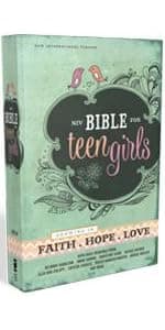 NIV, Bible for Teen Girls, Hardcover: Growing in Faith, Hope, and Love – The Perfect Christian Faith Gift for Your Teenage Girl, Age 13-18 0310749697