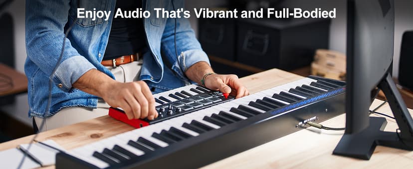 J&D USB C to 6.35 mm 1/4 inch TS Guitar Audio Cable, Audio Recording, Bass, Electronic Piano Microphone Cord Compatible with iPhone 16/17 Series, Galaxy S24/S25, 10 Feet