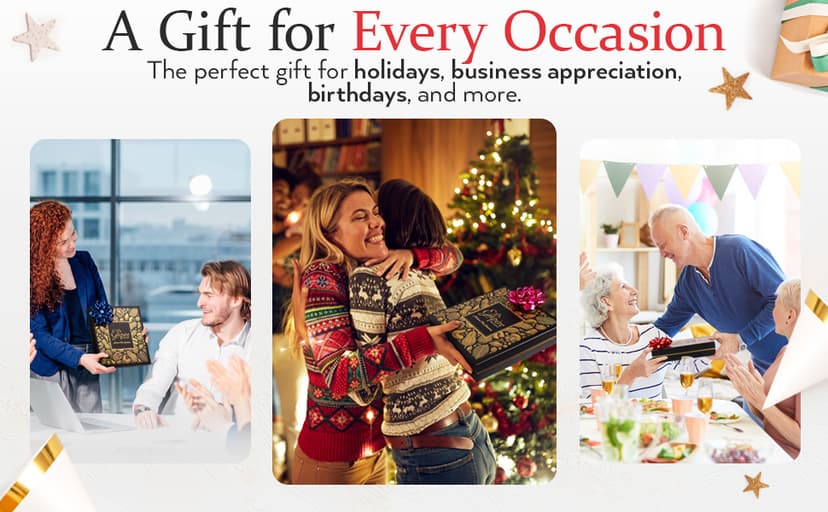 Nuts Gift Basket - Gourmet Nut Mix Gift Box, 7 Section Snack Basket with Assorted Nuts, Premium Nut Mix, Thoughtful Gifts for Holidays, Birthdays and Special Occasions