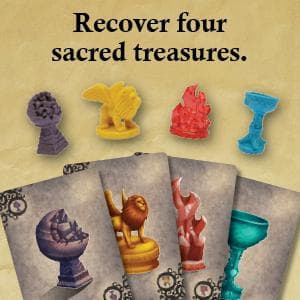 Gamewright - Forbidden Island - Cooperative Strategy Survival Board Game, 2-4 Players
