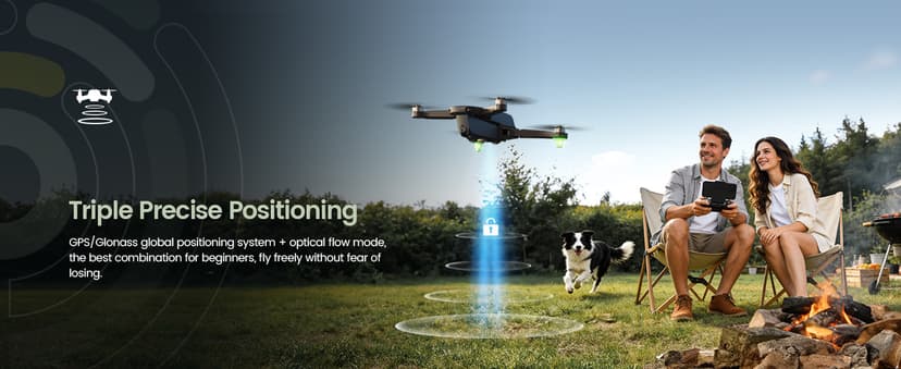 Holy Stone HS175D GPS Drone with 4K Camera for Adults, Under 249g, Foldable RC Quadcopter with Auto Return, 46 Mins Long Flight, Follow Me, Brushless Motor, Circle Fly, Waypoint Fly, Altitude Hold