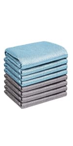 Airlab Microfiber Towels for Cars Wash Drying Thick Plush Cleaning Cloth Auto Detailing Super Absorbent for Interior & Exterior Lint Free, Streak Free, 16" X 16", 800 GSM, Pack of 4