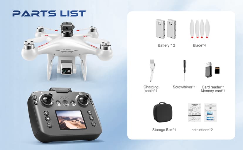 RC Hobby Drone with Screen Display Remote Control, 1080P Dual Camera, Speed Adjustment, Altitude Hold, One-Key Takeoff, 3D Flips, 2 Batteries, Hovering, Brushless Motor, APP Control, Plane Copter, LED Lights, Adult Beginners FPV Quadcopter Airplane Helicopter, Drone Kids For Age 8-12 (Black)