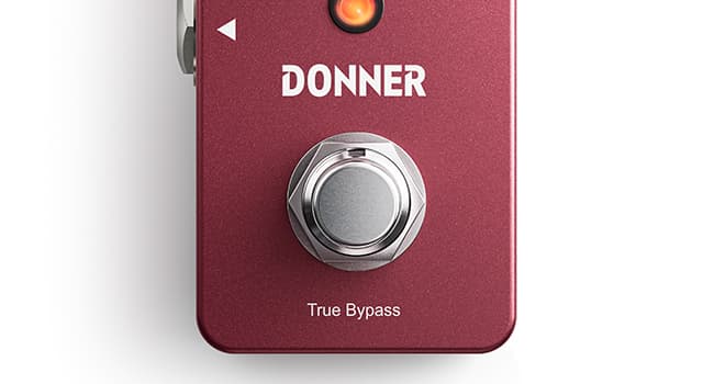 Donner Distortion Guitar Pedal, Morpher Mini Distortion 3 Modes Natural, Tight, Classic Crunch 80s Metal for Electric Guitar True Bypass