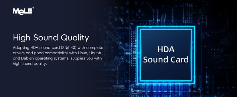 MeLE Fanless Mini PC Quieter 4C, N100 16GB RAM 512GB Storage Win 11 Mini Computers, Micro PC with Full-Functional USB-C, 2.4G/5G WiFi, 4K Triple Screen on Home, Office, Education, Astrophotography