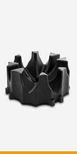 Alpcour Bike Trainer Stand for Indoor Riding – Portable Foldable Magnetic Stainless Steel Indoor Trainer, Noise Reduction, 6 Resistance Settings & Bag – Stationary Exercise for Road & Mountain Bikes