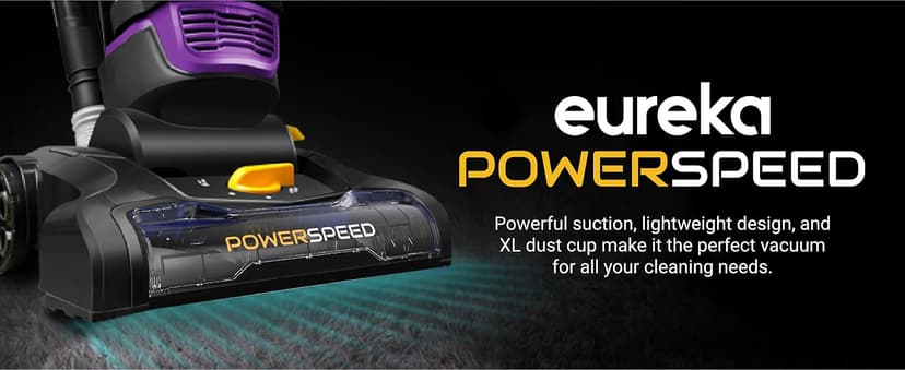 Eureka NEU182B PowerSpeed Bagless Upright Vacuum Cleaner, Purple