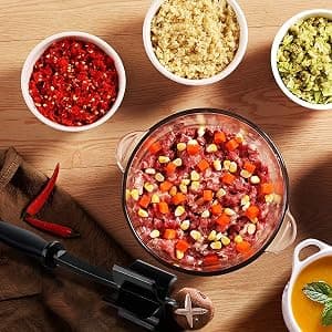 Meat Chopper, Premium Heat Resistant Meat Masher, 5 Blades Ground Beef Masher, Dishwasher Safe, Non Stick Hamburger Smasher, Nylon Potato Masher, Black B09WDNZP14