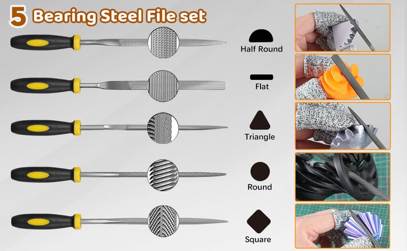 50Pcs 3D Printer Tool Kit & Accessories for All FDM/SLA Printers, Includes Nozzle Cleaning Kit, Scraper, Deburring Tool, Files, Brushes - Complete Starter Kit with Case