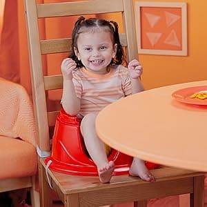 Bright Starts 3-in-1 SuperSeat Playful Paradise, Baby Activity Seat with Toys, Snacking Tray, Booster Seat, BPA Free Tray, Unisex, 6 Months +