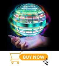 2025 Flying Orb Ball Toy,Cosmic Globe Boomerang Hover Ball Galactic Fidget Spinner, Hand Drone Orbit, Cool Toys Gift for 6 7 8 9 10+ Year Old Boys Girls Teens Outdoor Toys(Blue)