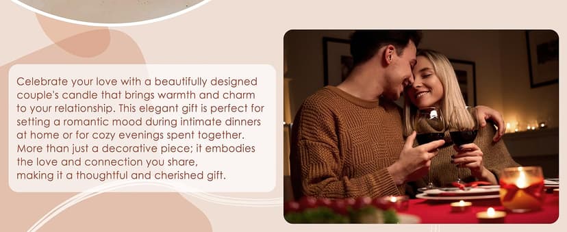 TEEZWONDER Anniversary Wedding Gifts for Women Men - Long Lasting Vanilla Lavender Candle 10 Oz - Birthday Romantic Gifts for Him Her, Girlfriend Boyfriend Birthday Gift Ideas, Gift for Husband Wife