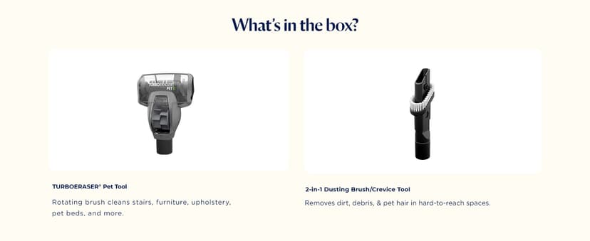 Bissell Pet Hair Eraser Allergen Lift-Off with Powerful Suction, HEPA, Tangle-Free Brush Roll, 39883