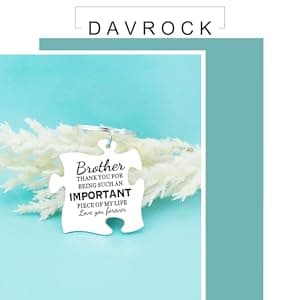 Gifts for Brother Adult Brother Keychain Gifts from Sister Big Brother Birthday Gifts For Brothers from Sisters Gift