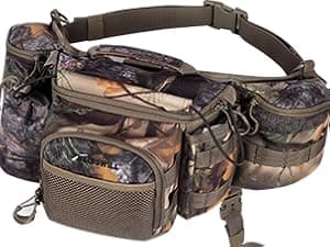 BLISSWILL Hunting Backpack Hunting Fanny Pack with Harness Pouch,Turkey Hunting fanny Pack, Binocular Harness houlder-Supported Waist pack for Bow Rifle