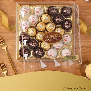 Ferrero Collection, 24 Count, Premium Gourmet Assorted Hazelnut Milk Chocolate, Dark Chocolate and Coconut, 9.1 oz
