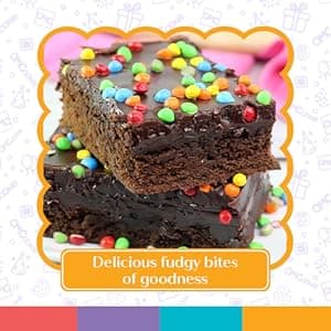 Sending Hugs Gift Basket Care Package Chocolate Brownies Food Gift For Women | Nut Free Dairy Free | Sending Love