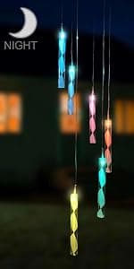Hummingbird Solar Chimes,Unique Birthday Gifts for Women/Mom/Grandma,Best Idears Grardening B07TLHZJ31