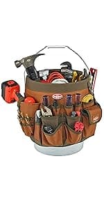 Bucket Boss The Bucketeer Bucket Tool Organizer in Brown, 10030