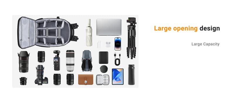 15-16 inch Waterproof Hardshell Case with Tripod Holder&Laptop Compartment Compatible with Canon/Nikon/Sony, Black MOSISO Camera Backpack, DSLR/SLR/Mirrorless Photography Camera Bag B07ZCRWPPV