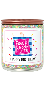 Lavender Scented Mom's Funny Christmas Candle