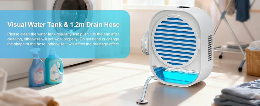 4-in-1 Indoor Dryer Vent with Dehumidifier for Protect Furniture, Dryer Vent Kit for Electric Dryers, Stainless Steel Screen Filter, Lint Trap,Polyester Filter and Visual Water Tank