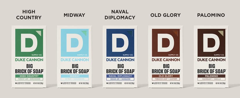 Duke Cannon Supply Co. Extra Large Bar Soap - Men's Natural Bar Soap With A Masculine Scent - Big American Bourbon Scented - All Skin Types - Hydrating Big Brick of Soap - Bourbon,10 oz B0DVMHBV8Q