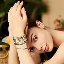 Inspirational Tree of Life Leather Bracelets for Women,Birthday Mothers Day Jewelry Gifts for Teen Girls