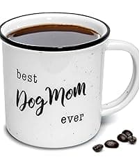 MAINEVENT Best Dog Dad Mug 11 Ounce, Dog Dad Coffee Mug, Best Doggy Father Ever Gift, Doggy Daddy Cup, Novelty Coffee Cup