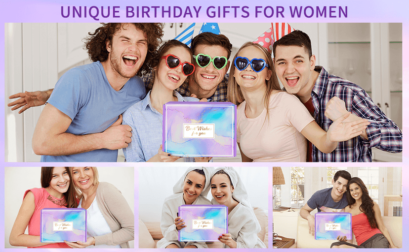 Gifts for Women, Birthday Gifts for Women, Happy Birthday Gifts Basket, Gift Set for Best Friends Female Sister Mom Wife Her Girlfriend Coworker Bestie Bff